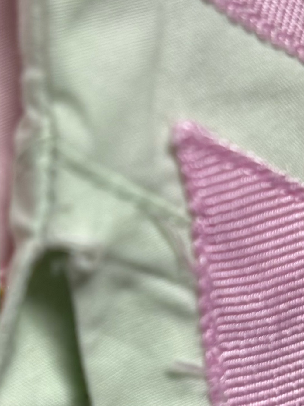 NICOBLU Capri Tunic in Ambrosia Green and Blush Pink Trim - Picture 7 of 7